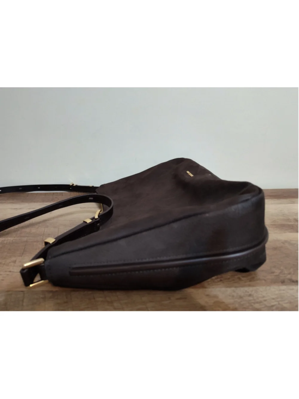 Women's Michael Kors Brown Suede Hobo Bag, One Size